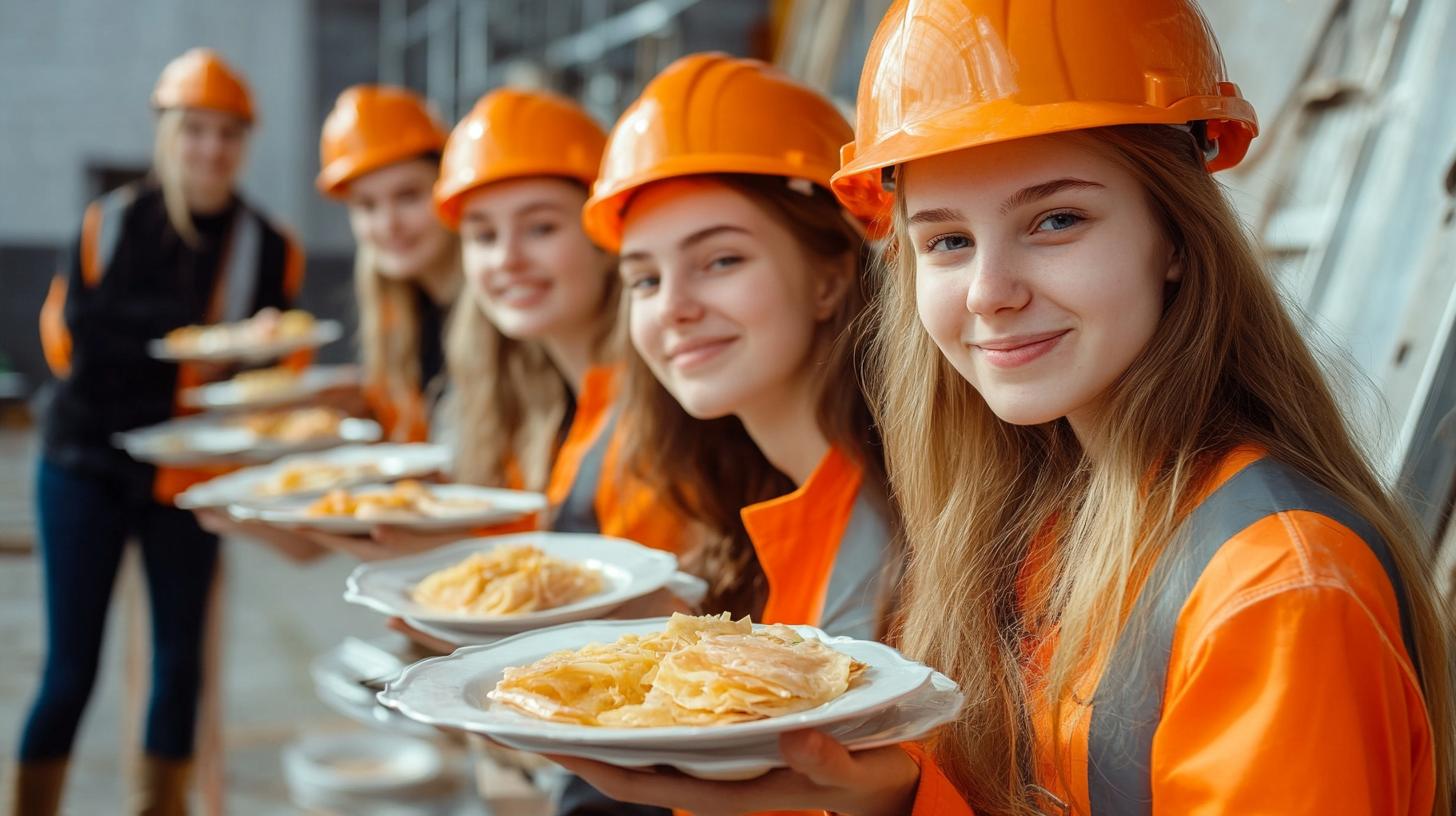 доставка обедов на стройплощадку