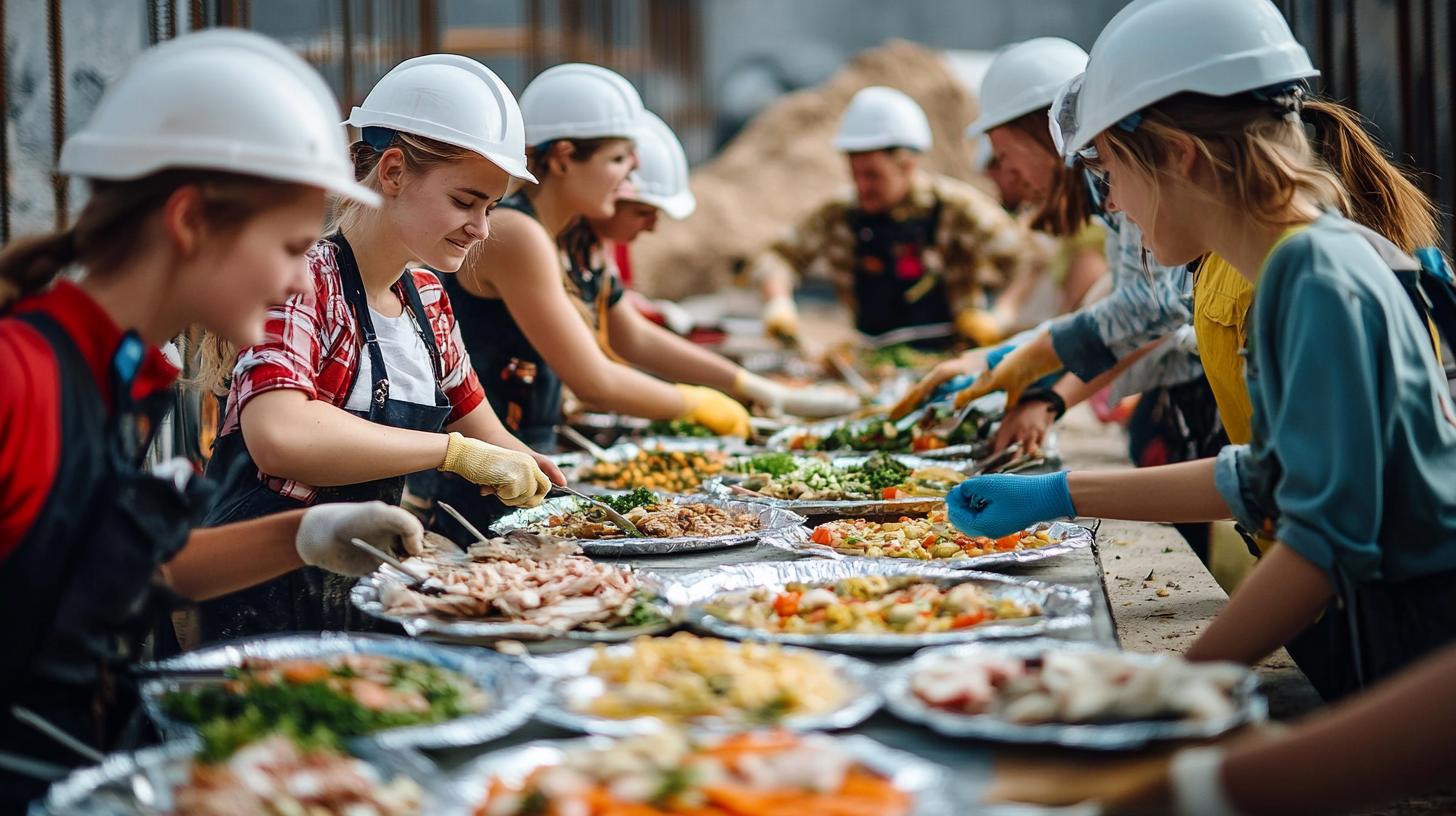 доставка обедов на стройплощадку